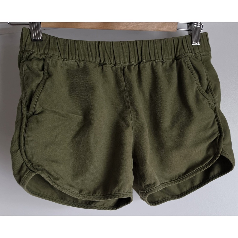 Madewell Shorts XXS 25in Waist Solid Green Casual Women Running Shorts
